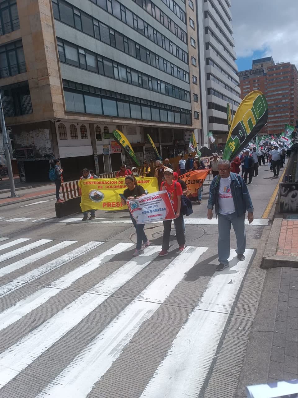 Marcha nacional junto a otras centrales obreras