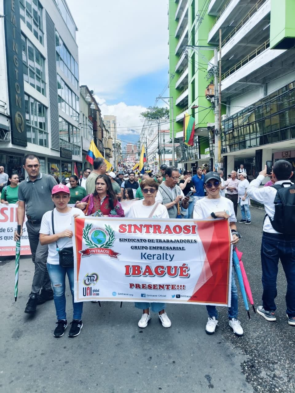 Marcha del Primero de Mayo, subdirectiva Ibagué