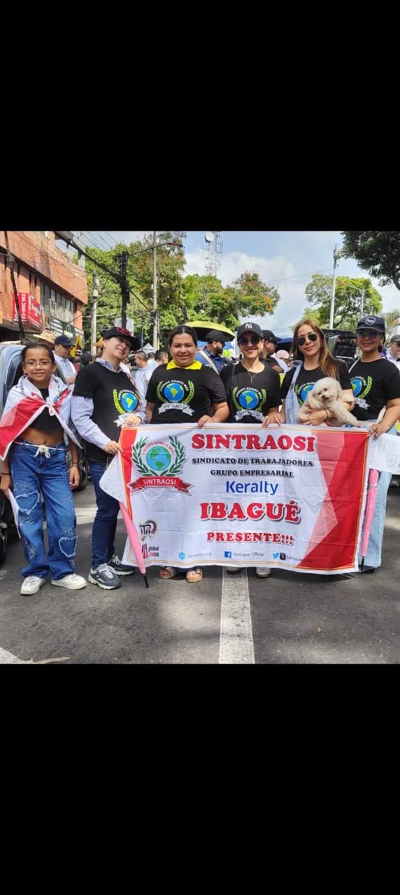 Marcha del Primero de Mayo, subdirectiva Ibagué